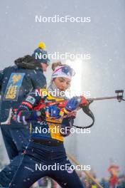 24.11.2023, Oestersund, Sweden, (SWE): Gilonne Guigonnat (FRA) - IBU World Cup Biathlon, training, Oestersund (SWE). www.nordicfocus.com. © Authamayou/NordicFocus. Every downloaded picture is fee-liable.