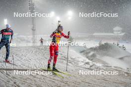 24.11.2023, Oestersund, Sweden, (SWE): Anna Gandler (AUT) - IBU World Cup Biathlon, training, Oestersund (SWE). www.nordicfocus.com. © Authamayou/NordicFocus. Every downloaded picture is fee-liable.