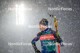 24.11.2023, Oestersund, Sweden, (SWE): Emilien Jacquelin (FRA) - IBU World Cup Biathlon, training, Oestersund (SWE). www.nordicfocus.com. © Authamayou/NordicFocus. Every downloaded picture is fee-liable.