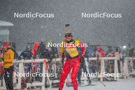 24.11.2023, Oestersund, Sweden, (SWE): Maya Cloetens (BEL) - IBU World Cup Biathlon, training, Oestersund (SWE). www.nordicfocus.com. © Authamayou/NordicFocus. Every downloaded picture is fee-liable.