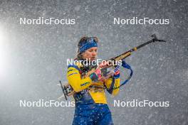 24.11.2023, Oestersund, Sweden, (SWE): Anna Magnusson (SWE) - IBU World Cup Biathlon, training, Oestersund (SWE). www.nordicfocus.com. © Authamayou/NordicFocus. Every downloaded picture is fee-liable.