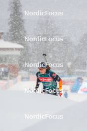 24.11.2023, Oestersund, Sweden, (SWE): Justus Strelow (GER) - IBU World Cup Biathlon, training, Oestersund (SWE). www.nordicfocus.com. © Authamayou/NordicFocus. Every downloaded picture is fee-liable.