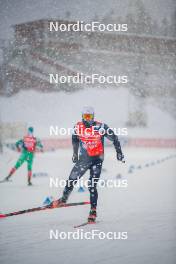 24.11.2023, Oestersund, Sweden, (SWE): Simon Fourcade (FRA) - IBU World Cup Biathlon, training, Oestersund (SWE). www.nordicfocus.com. © Authamayou/NordicFocus. Every downloaded picture is fee-liable.