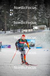 28.11.2023, Oestersund, Sweden, (SWE): David Zobel (GER) - IBU World Cup Biathlon, training, Oestersund (SWE). www.nordicfocus.com. © Authamayou/NordicFocus. Every downloaded picture is fee-liable.