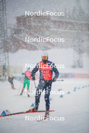 24.11.2023, Oestersund, Sweden, (SWE): Simon Fourcade (FRA) - IBU World Cup Biathlon, training, Oestersund (SWE). www.nordicfocus.com. © Authamayou/NordicFocus. Every downloaded picture is fee-liable.