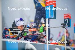28.11.2023, Oestersund, Sweden, (SWE): Chloe Chevalier (FRA) - IBU World Cup Biathlon, training, Oestersund (SWE). www.nordicfocus.com. © Authamayou/NordicFocus. Every downloaded picture is fee-liable.