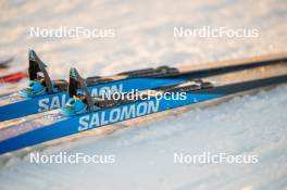 27.11.2023, Oestersund, Sweden, (SWE): Feature: Salomon Skis - IBU World Cup Biathlon, training, Oestersund (SWE). www.nordicfocus.com. © Authamayou/NordicFocus. Every downloaded picture is fee-liable.