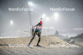 24.11.2023, Oestersund, Sweden, (SWE): Sebastian Stalder (SUI) - IBU World Cup Biathlon, training, Oestersund (SWE). www.nordicfocus.com. © Authamayou/NordicFocus. Every downloaded picture is fee-liable.
