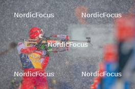 24.11.2023, Oestersund, Sweden, (SWE): Undefined athlete competes - IBU World Cup Biathlon, training, Oestersund (SWE). www.nordicfocus.com. © Authamayou/NordicFocus. Every downloaded picture is fee-liable.