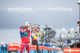 24.11.2023, Oestersund, Sweden, (SWE): Felix Leitner (AUT) - IBU World Cup Biathlon, training, Oestersund (SWE). www.nordicfocus.com. © Authamayou/NordicFocus. Every downloaded picture is fee-liable.