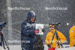 24.11.2023, Oestersund, Sweden, (SWE): Siegfried Mazet (FRA) coach team Norway - IBU World Cup Biathlon, training, Oestersund (SWE). www.nordicfocus.com. © Authamayou/NordicFocus. Every downloaded picture is fee-liable.