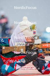 24.11.2023, Oestersund, Sweden, (SWE): Sturla Holm Laegreid (NOR) - IBU World Cup Biathlon, training, Oestersund (SWE). www.nordicfocus.com. © Authamayou/NordicFocus. Every downloaded picture is fee-liable.