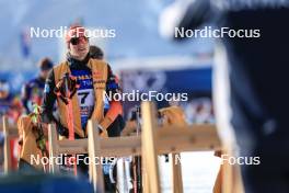 09.12.2023, Hochfilzen, Austria (AUT): Benedikt Doll (GER) - IBU World Cup Biathlon, pursuit men, Hochfilzen (AUT). www.nordicfocus.com. © Manzoni/NordicFocus. Every downloaded picture is fee-liable.