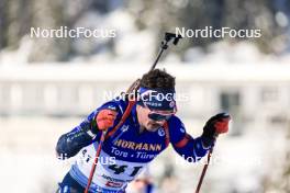 09.12.2023, Hochfilzen, Austria (AUT): Jake Brown (USA) - IBU World Cup Biathlon, pursuit men, Hochfilzen (AUT). www.nordicfocus.com. © Manzoni/NordicFocus. Every downloaded picture is fee-liable.