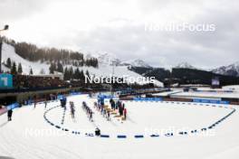 10.12.2023, Hochfilzen, Austria (AUT): Event Feature: Overview over the biathlon stadium - IBU World Cup Biathlon, relay men, Hochfilzen (AUT). www.nordicfocus.com. © Manzoni/NordicFocus. Every downloaded picture is fee-liable.