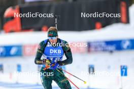 10.12.2023, Hochfilzen, Austria (AUT): Karol Dombrovski (LTU) - IBU World Cup Biathlon, relay men, Hochfilzen (AUT). www.nordicfocus.com. © Manzoni/NordicFocus. Every downloaded picture is fee-liable.