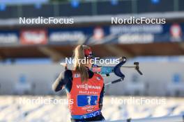 10.12.2023, Hochfilzen, Austria (AUT): Ingrid Landmark Tandrevold (NOR) - IBU World Cup Biathlon, relay women, Hochfilzen (AUT). www.nordicfocus.com. © Manzoni/NordicFocus. Every downloaded picture is fee-liable.