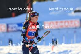 10.12.2023, Hochfilzen, Austria (AUT): Ingrid Landmark Tandrevold (NOR) - IBU World Cup Biathlon, relay women, Hochfilzen (AUT). www.nordicfocus.com. © Manzoni/NordicFocus. Every downloaded picture is fee-liable.