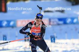10.12.2023, Hochfilzen, Austria (AUT): Rebecca Passler (ITA) - IBU World Cup Biathlon, relay women, Hochfilzen (AUT). www.nordicfocus.com. © Manzoni/NordicFocus. Every downloaded picture is fee-liable.