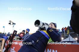 10.12.2023, Hochfilzen, Austria (AUT): Emma Hoeglund (SWE), Team Sweden - IBU World Cup Biathlon, relay women, Hochfilzen (AUT). www.nordicfocus.com. © Manzoni/NordicFocus. Every downloaded picture is fee-liable.
