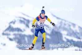 08.12.2023, Hochfilzen, Austria (AUT): Anton Ivarsson (SWE) - IBU World Cup Biathlon, sprint men, Hochfilzen (AUT). www.nordicfocus.com. © Manzoni/NordicFocus. Every downloaded picture is fee-liable.