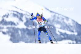 08.12.2023, Hochfilzen, Austria (AUT): Artem Pryma (UKR) - IBU World Cup Biathlon, sprint men, Hochfilzen (AUT). www.nordicfocus.com. © Manzoni/NordicFocus. Every downloaded picture is fee-liable.