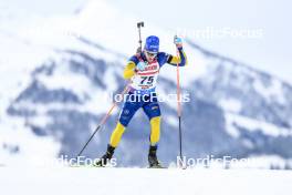 08.12.2023, Hochfilzen, Austria (AUT): Malte Stefansson (SWE) - IBU World Cup Biathlon, sprint men, Hochfilzen (AUT). www.nordicfocus.com. © Manzoni/NordicFocus. Every downloaded picture is fee-liable.