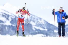 08.12.2023, Hochfilzen, Austria (AUT): Patrick Jakob (AUT) - IBU World Cup Biathlon, sprint men, Hochfilzen (AUT). www.nordicfocus.com. © Manzoni/NordicFocus. Every downloaded picture is fee-liable.