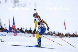 08.12.2023, Hochfilzen, Austria (AUT): Mona Brorsson (SWE) - IBU World Cup Biathlon, sprint women, Hochfilzen (AUT). www.nordicfocus.com. © Manzoni/NordicFocus. Every downloaded picture is fee-liable.