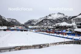 08.12.2023, Hochfilzen, Austria (AUT): Feature: Track atmosphere  - IBU World Cup Biathlon, sprint women, Hochfilzen (AUT). www.nordicfocus.com. © Manzoni/NordicFocus. Every downloaded picture is fee-liable.