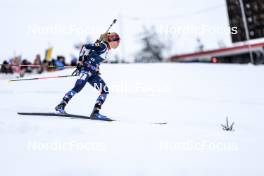 08.12.2023, Hochfilzen, Austria (AUT): Juni Arnekleiv (NOR) - IBU World Cup Biathlon, sprint women, Hochfilzen (AUT). www.nordicfocus.com. © Manzoni/NordicFocus. Every downloaded picture is fee-liable.