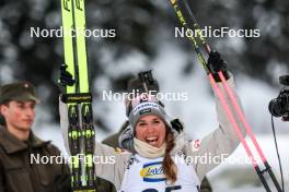 08.12.2023, Hochfilzen, Austria (AUT): Lena Haecki Gross (SUI) - IBU World Cup Biathlon, sprint women, Hochfilzen (AUT). www.nordicfocus.com. © Manzoni/NordicFocus. Every downloaded picture is fee-liable.