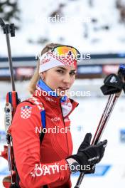 08.12.2023, Hochfilzen, Austria (AUT): Anika Kozica (CRO) - IBU World Cup Biathlon, sprint women, Hochfilzen (AUT). www.nordicfocus.com. © Manzoni/NordicFocus. Every downloaded picture is fee-liable.