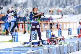08.12.2023, Hochfilzen, Austria (AUT): Ziva Klemencic (SLO) - IBU World Cup Biathlon, sprint women, Hochfilzen (AUT). www.nordicfocus.com. © Manzoni/NordicFocus. Every downloaded picture is fee-liable.