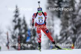 08.12.2023, Hochfilzen, Austria (AUT): Lisa Theresa Hauser (AUT) - IBU World Cup Biathlon, sprint women, Hochfilzen (AUT). www.nordicfocus.com. © Manzoni/NordicFocus. Every downloaded picture is fee-liable.
