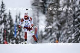 08.12.2023, Hochfilzen, Austria (AUT): Annija Sabule (LAT) - IBU World Cup Biathlon, sprint women, Hochfilzen (AUT). www.nordicfocus.com. © Manzoni/NordicFocus. Every downloaded picture is fee-liable.