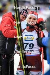 08.12.2023, Hochfilzen, Austria (AUT): Annija Sabule (LAT) - IBU World Cup Biathlon, sprint women, Hochfilzen (AUT). www.nordicfocus.com. © Manzoni/NordicFocus. Every downloaded picture is fee-liable.