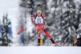 08.12.2023, Hochfilzen, Austria (AUT): Tamara Steiner (AUT) - IBU World Cup Biathlon, sprint women, Hochfilzen (AUT). www.nordicfocus.com. © Manzoni/NordicFocus. Every downloaded picture is fee-liable.