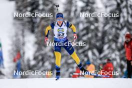 08.12.2023, Hochfilzen, Austria (AUT): Sara Andersson (SWE) - IBU World Cup Biathlon, sprint women, Hochfilzen (AUT). www.nordicfocus.com. © Manzoni/NordicFocus. Every downloaded picture is fee-liable.