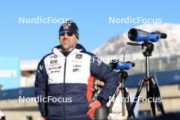 07.12.2023, Hochfilzen, Austria (AUT): Siegfried Mazet (FRA) coach team Norway - IBU World Cup Biathlon, training, Hochfilzen (AUT). www.nordicfocus.com. © Manzoni/NordicFocus. Every downloaded picture is fee-liable.