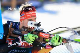 07.12.2023, Hochfilzen, Austria (AUT): Johannes Kuehn (GER) - IBU World Cup Biathlon, training, Hochfilzen (AUT). www.nordicfocus.com. © Manzoni/NordicFocus. Every downloaded picture is fee-liable.