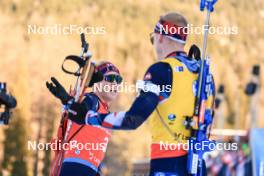 17.12.2023, Lenzerheide, Switzerland (SUI): Johannes Dale-Skjevdal (NOR) - IBU World Cup Biathlon, mass men, Lenzerheide (SUI). www.nordicfocus.com. © Manzoni/NordicFocus. Every downloaded picture is fee-liable.
