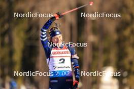 17.12.2023, Lenzerheide, Switzerland (SUI): Justine Braisaz-Bouchet (FRA) - IBU World Cup Biathlon, mass women, Lenzerheide (SUI). www.nordicfocus.com. © Manzoni/NordicFocus. Every downloaded picture is fee-liable.