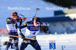 16.12.2023, Lenzerheide, Switzerland (SUI): Sturla Holm Laegreid (NOR) - IBU World Cup Biathlon, pursuit men, Lenzerheide (SUI). www.nordicfocus.com. © Manzoni/NordicFocus. Every downloaded picture is fee-liable.