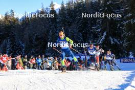 16.12.2023, Lenzerheide, Switzerland (SUI): Lovro Planko (SLO) - IBU World Cup Biathlon, pursuit men, Lenzerheide (SUI). www.nordicfocus.com. © Manzoni/NordicFocus. Every downloaded picture is fee-liable.