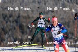16.12.2023, Lenzerheide, Switzerland (SUI): Judita Traubaite (LTU) - IBU World Cup Biathlon, pursuit women, Lenzerheide (SUI). www.nordicfocus.com. © Manzoni/NordicFocus. Every downloaded picture is fee-liable.