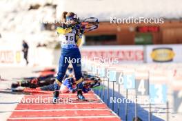 16.12.2023, Lenzerheide, Switzerland (SUI): Mona Brorsson (SWE) - IBU World Cup Biathlon, pursuit women, Lenzerheide (SUI). www.nordicfocus.com. © Manzoni/NordicFocus. Every downloaded picture is fee-liable.