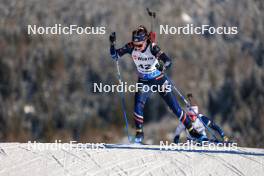 16.12.2023, Lenzerheide, Switzerland (SUI): Gilonne Guigonnat (FRA) - IBU World Cup Biathlon, pursuit women, Lenzerheide (SUI). www.nordicfocus.com. © Manzoni/NordicFocus. Every downloaded picture is fee-liable.