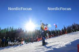 16.12.2023, Lenzerheide, Switzerland (SUI): Ingrid Landmark Tandrevold (NOR) - IBU World Cup Biathlon, pursuit women, Lenzerheide (SUI). www.nordicfocus.com. © Manzoni/NordicFocus. Every downloaded picture is fee-liable.