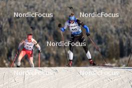 16.12.2023, Lenzerheide, Switzerland (SUI): Susan Kuelm (EST) - IBU World Cup Biathlon, pursuit women, Lenzerheide (SUI). www.nordicfocus.com. © Manzoni/NordicFocus. Every downloaded picture is fee-liable.